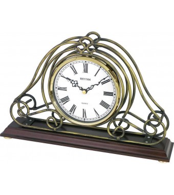 Rhythm CRG115NR06 Wood Table Clock