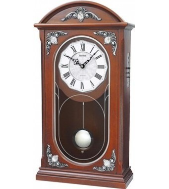 Rhythm CRJ723FR06 Wood Table Clock