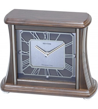 Rhythm CRH170NR06 Wood Table Clock